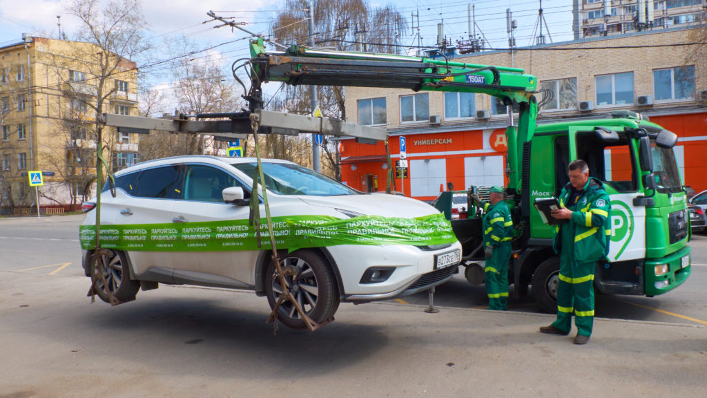 Эвакуация автомобиля без номеров